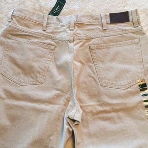 NWT L.L. Bean Double L Jeans | light khaki | 36 x 29